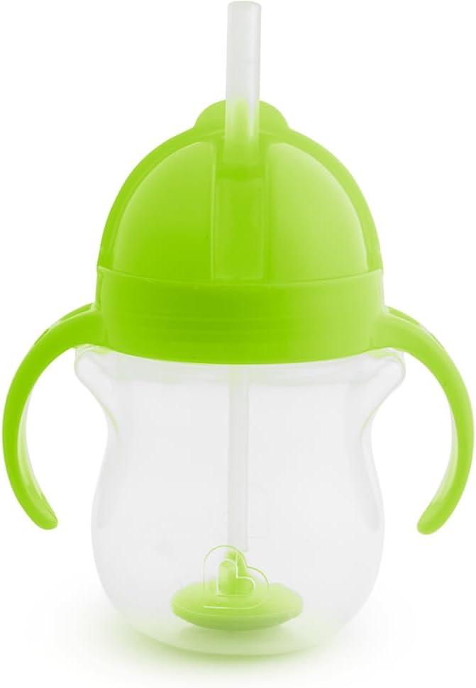 imageMunchkin Gentle Transition Sippy Trainer Cup 4 Ounce 2 Pack Blue ampamp Gentle Transition Sippy Cup with Trainer Handles 10 Ounce BlueCup  Munchkin Straw Trainer Cup