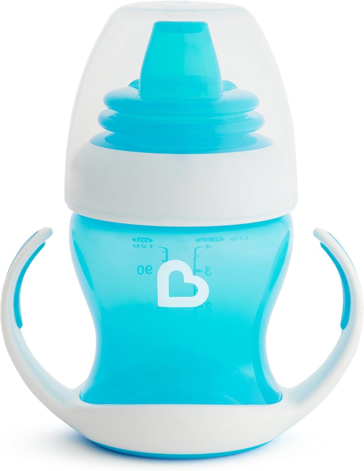 imageMunchkin Gentle Transition Sippy Trainer Cup 4 Ounce 2 Pack BlueBlue