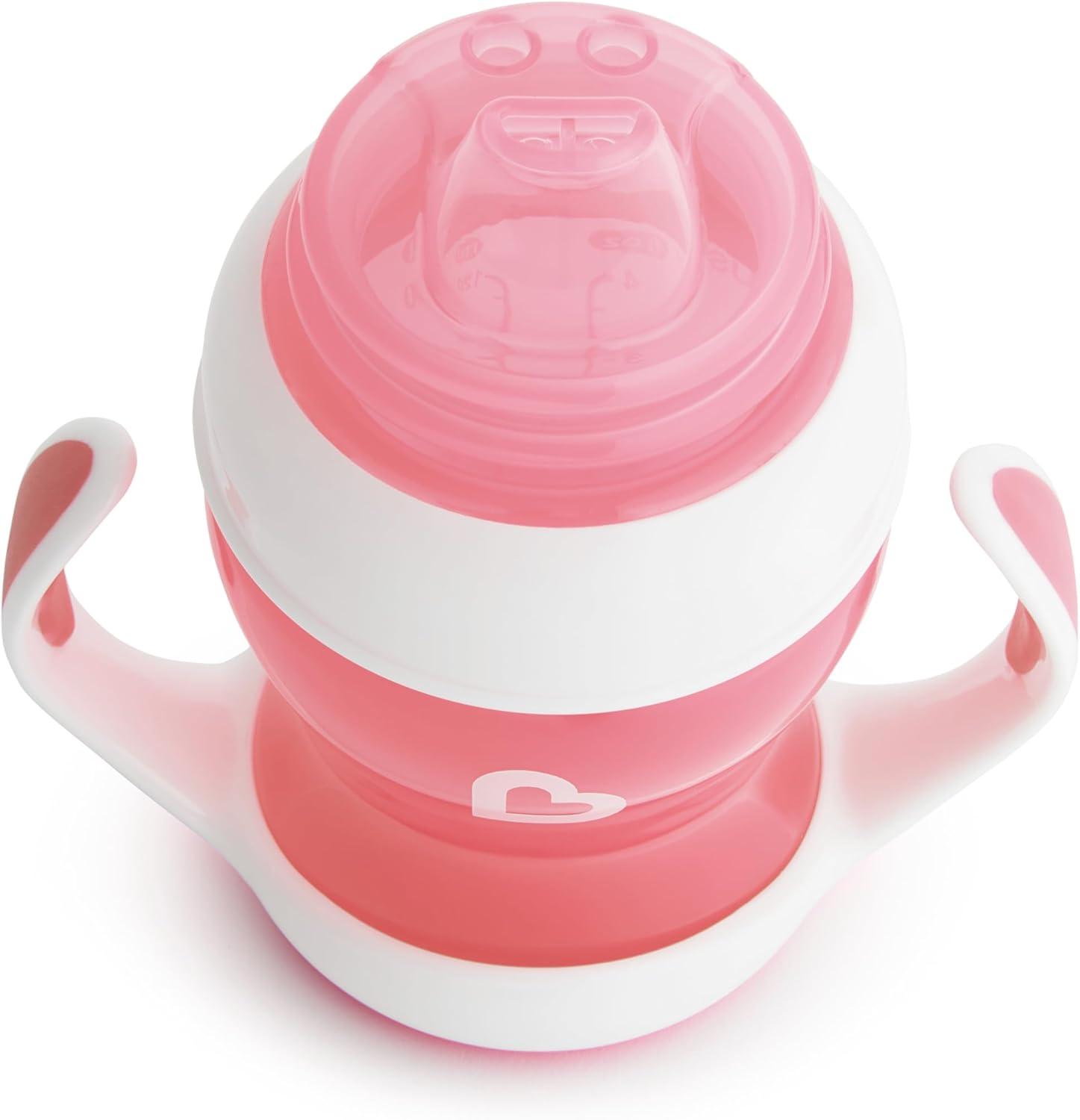 imageMunchkin Gentle Transition Sippy Trainer Cup 4 Ounce 2 Pack BluePink