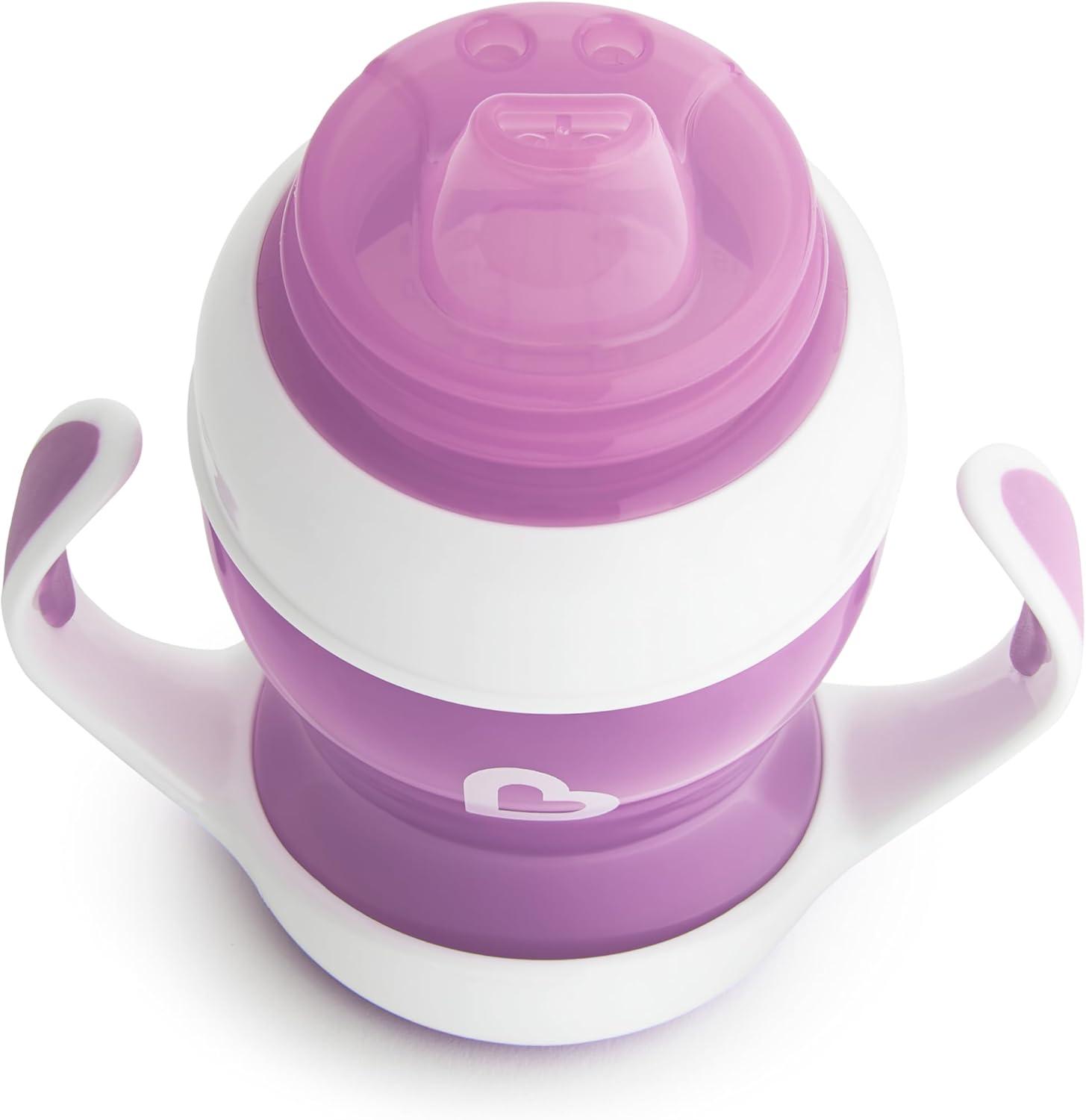 imageMunchkin Gentle Transition Sippy Trainer Cup 4 Ounce 2 Pack BluePurple
