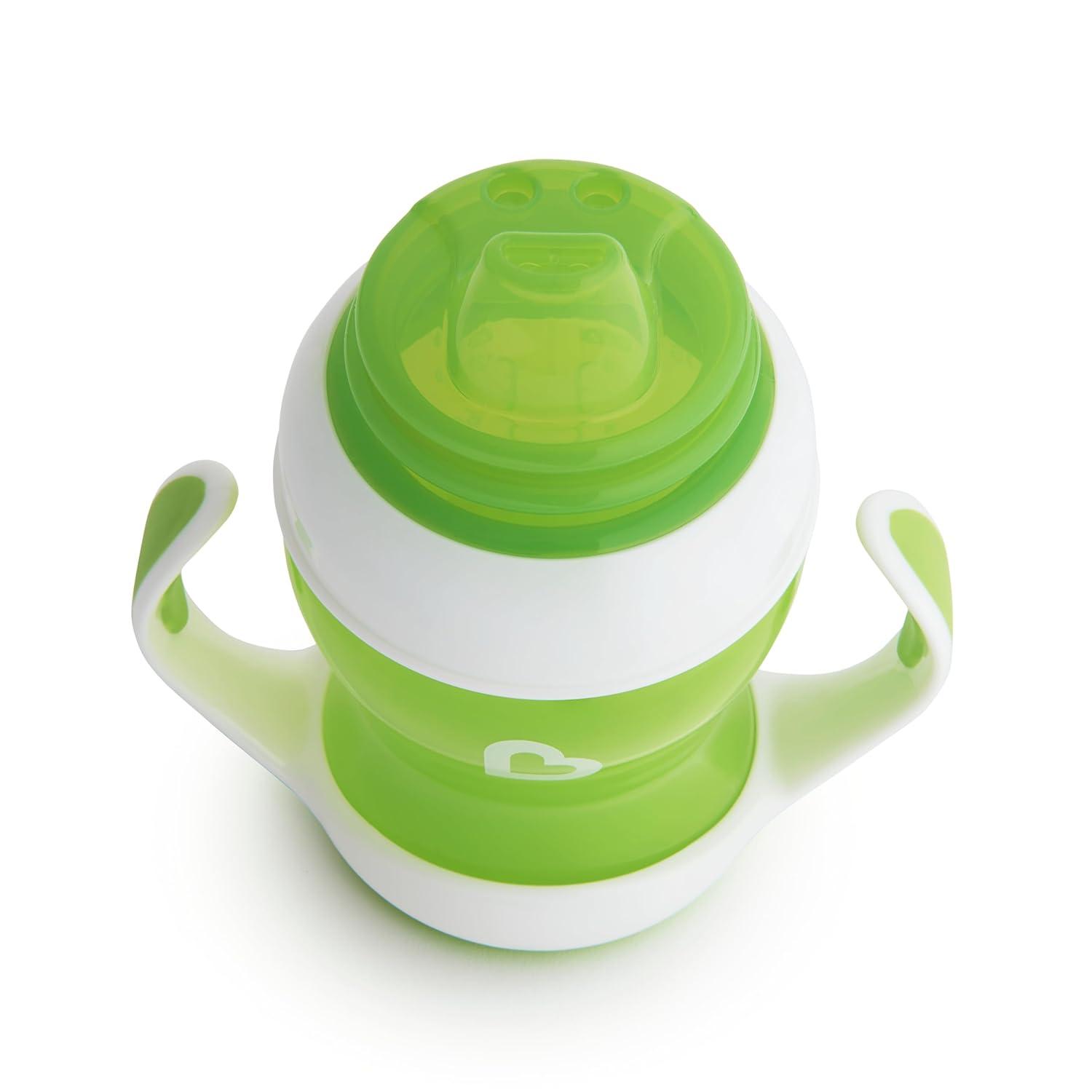 imageMunchkin Gentle Transition Sippy Trainer Cup 4 Ounce Green Pack of 2
