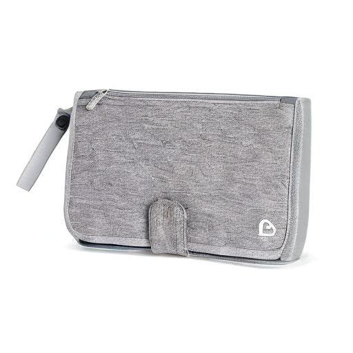 imageMunchkin Go Change Portable Diaper Changing Kit with Changing Pad and Wipes Case GreyGrey