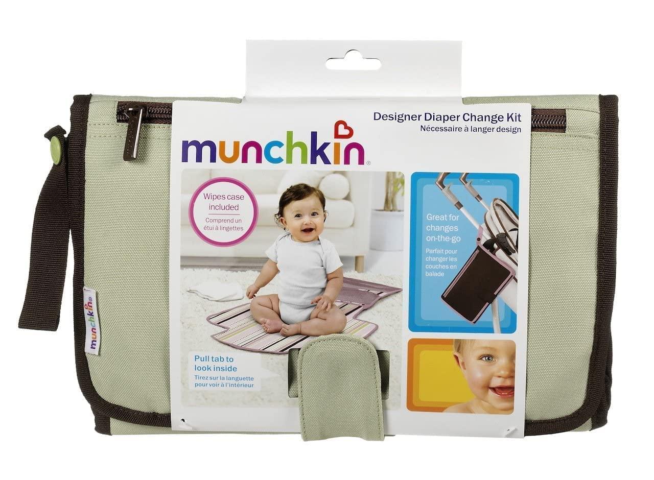 imageMunchkin Go Change Portable Diaper Changing Kit with Changing Pad and Wipes Case GreyGrey