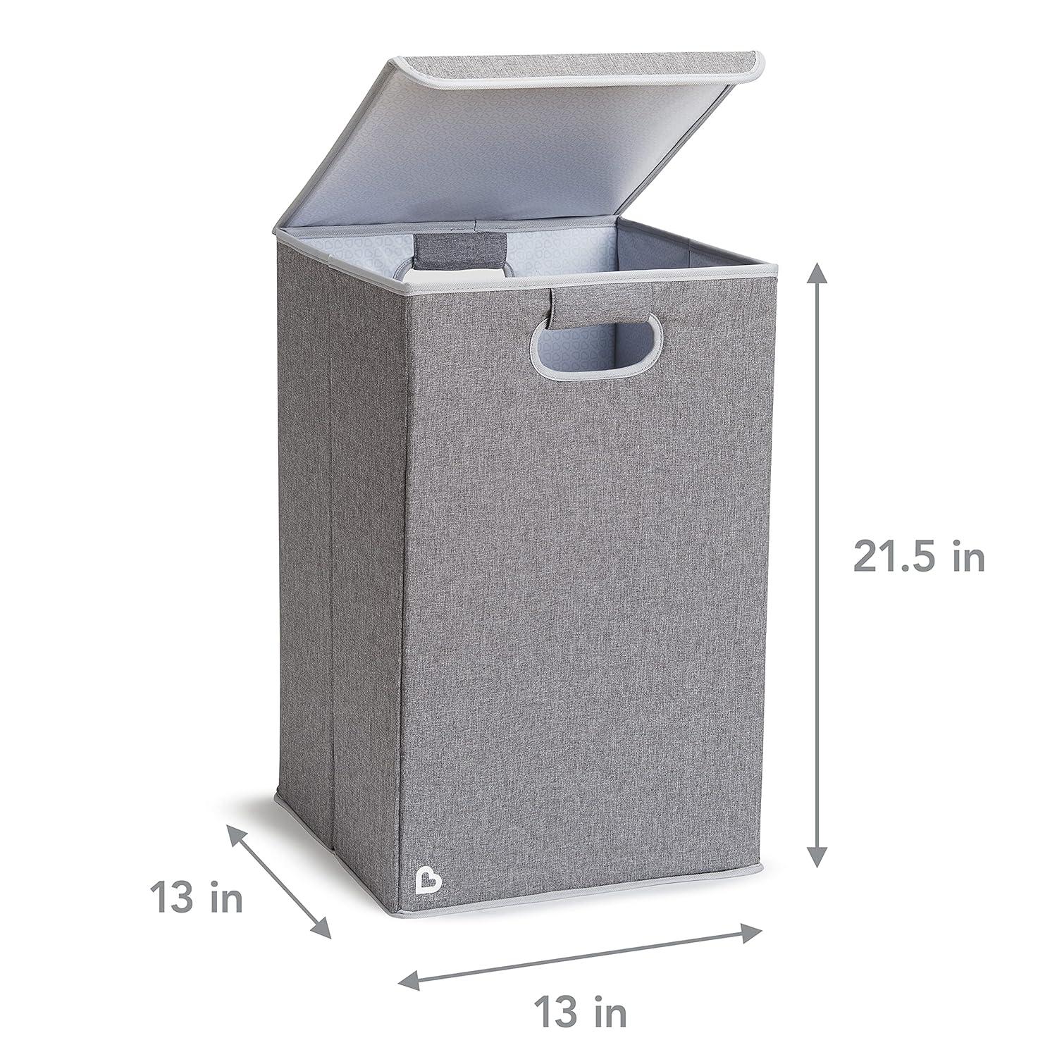 imageMunchkin Hamper Laundry Organizer with Lid Grey