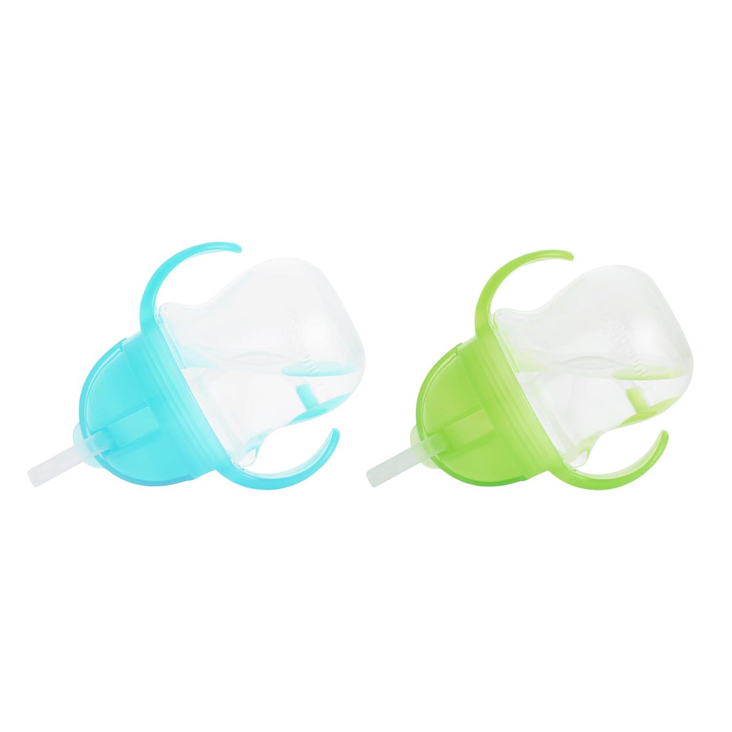 imageMunchkin Happy Snacker Toddler Cups and Snack Containers  7oz Any Angle Weighted Straw Trainer Cup and 9oz Snack Catchers PurplePinkBlueGreen