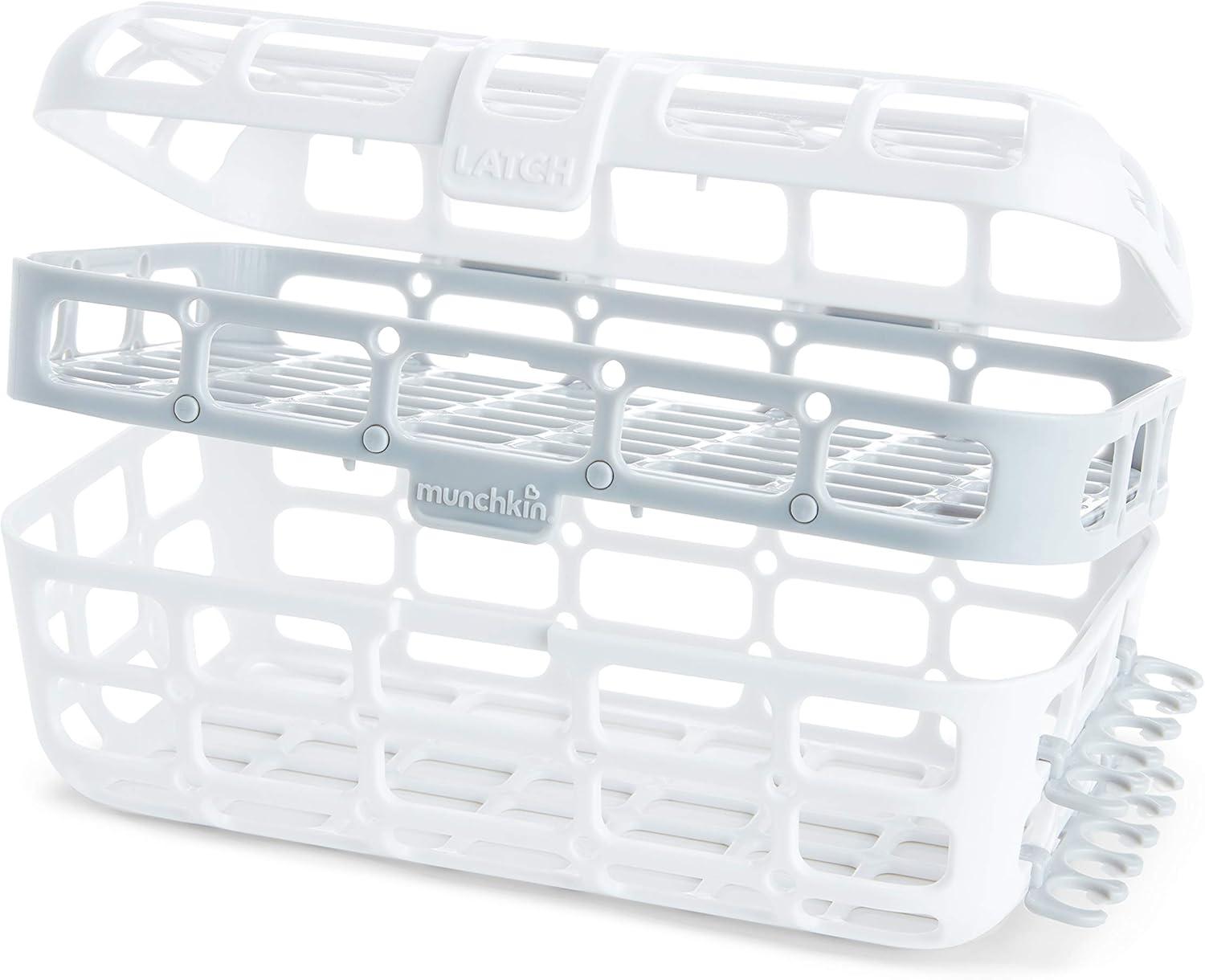 imageMunchkin High Capacity Dishwasher Basket 1 Pack Grey1 Count Pack of 1
