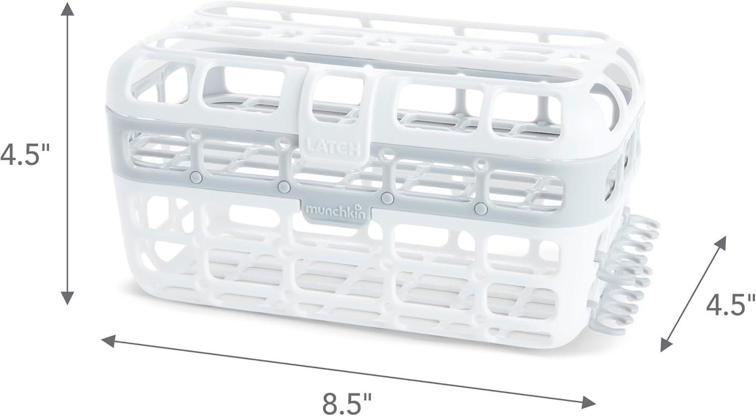 imageMunchkin High Capacity Dishwasher Basket 1 Pack Grey1 Count Pack of 1