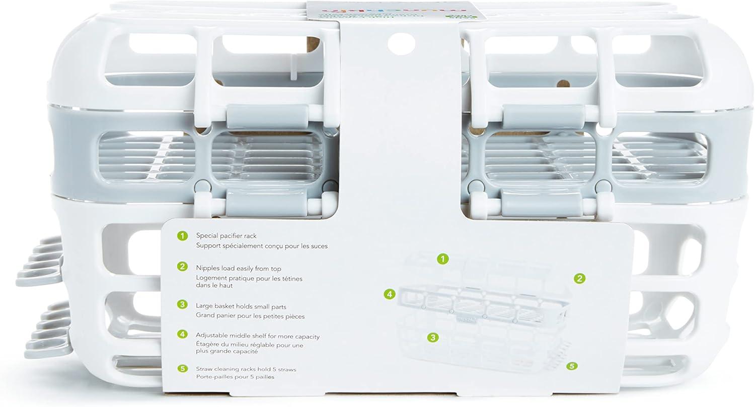 imageMunchkin High Capacity Dishwasher Basket 1 Pack Grey1 Count Pack of 1