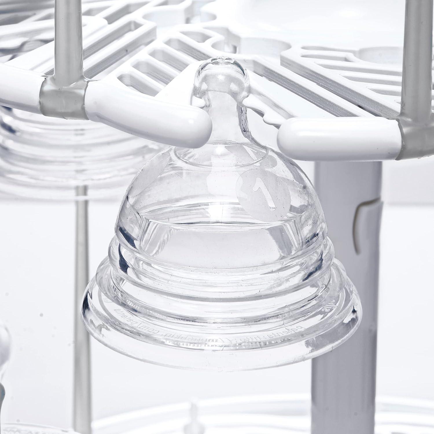 imageMunchkin High Capacity Drying Rack for Baby Bottles and Accessories White1 Count Pack of 1