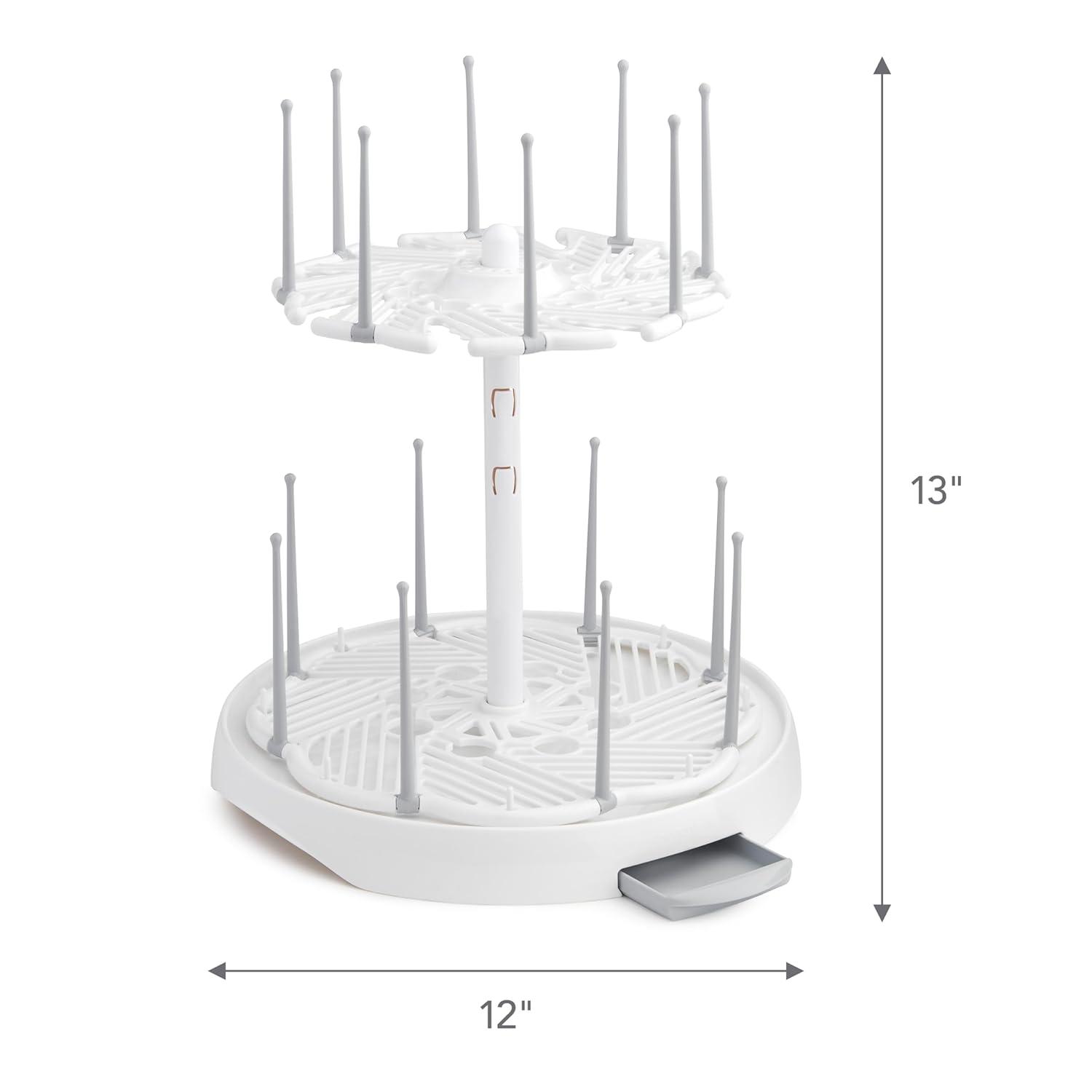 imageMunchkin High Capacity Drying Rack for Baby Bottles and Accessories White1 Count Pack of 1