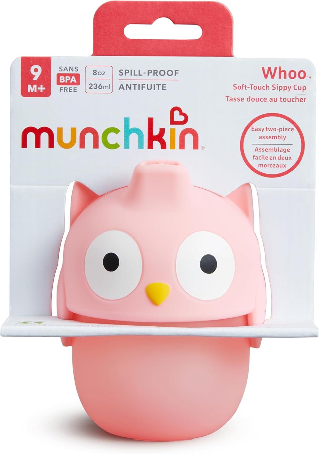 imageMunchkin Koala Sippy Cup for Toddlers and Babies 9 Months and Up SoftTouch Spill Proof 8 Ounce Mint8 Ounces