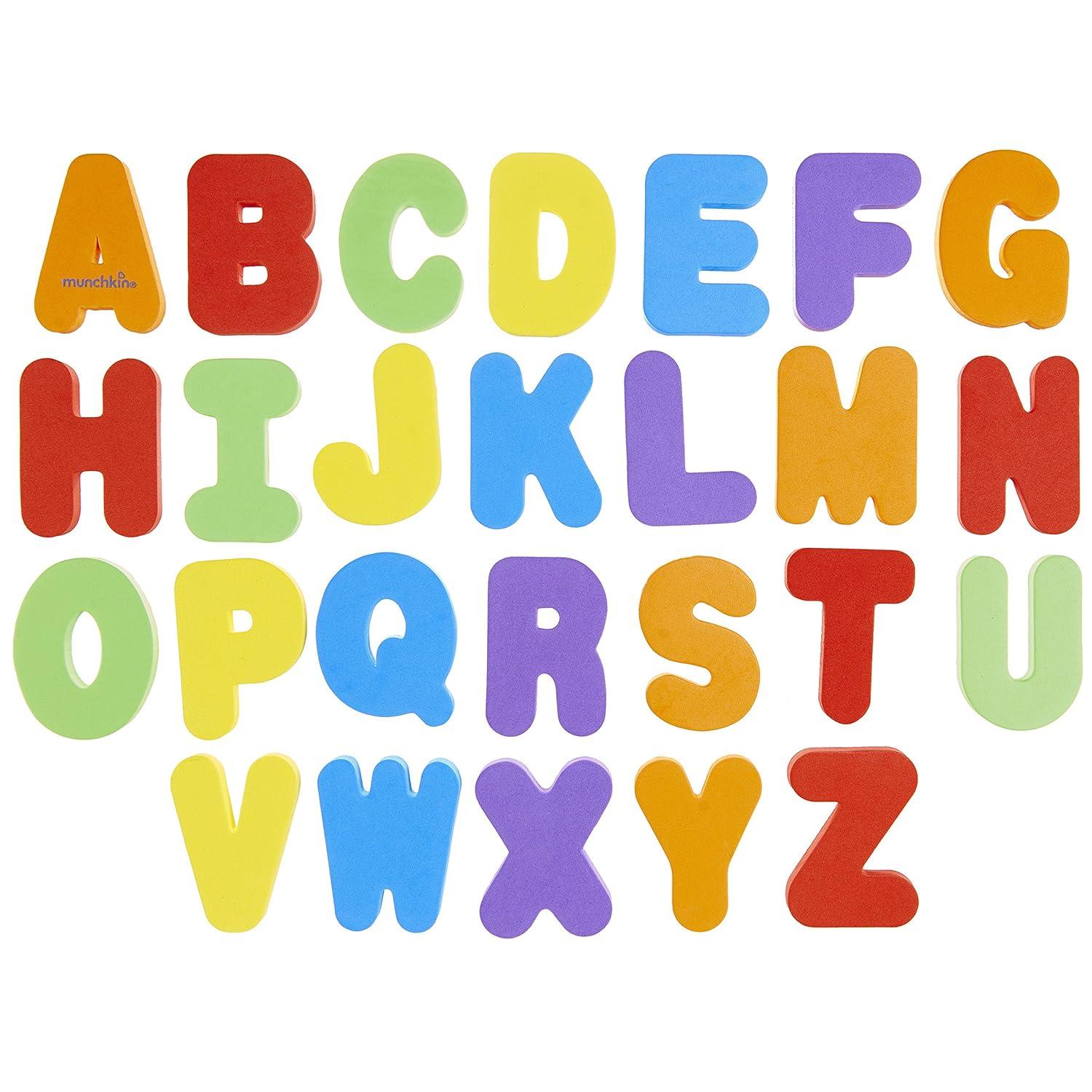 imageMunchkin Learn Bath Letters and Numbers 36pc Toddler Bath ToyMulitcolor