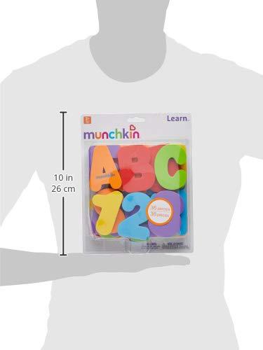 imageMunchkin Learn Bath Letters and Numbers 36pc Toddler Bath ToyMulitcolor