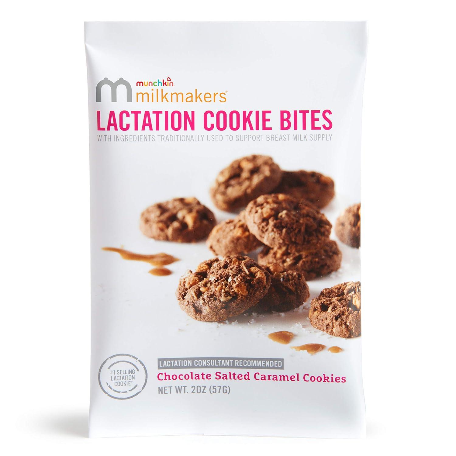 imageMunchkin Milkmakers Lactation Cookie Bites Chocolate Salted Caramel 10 CtChocolate Salted Caramel