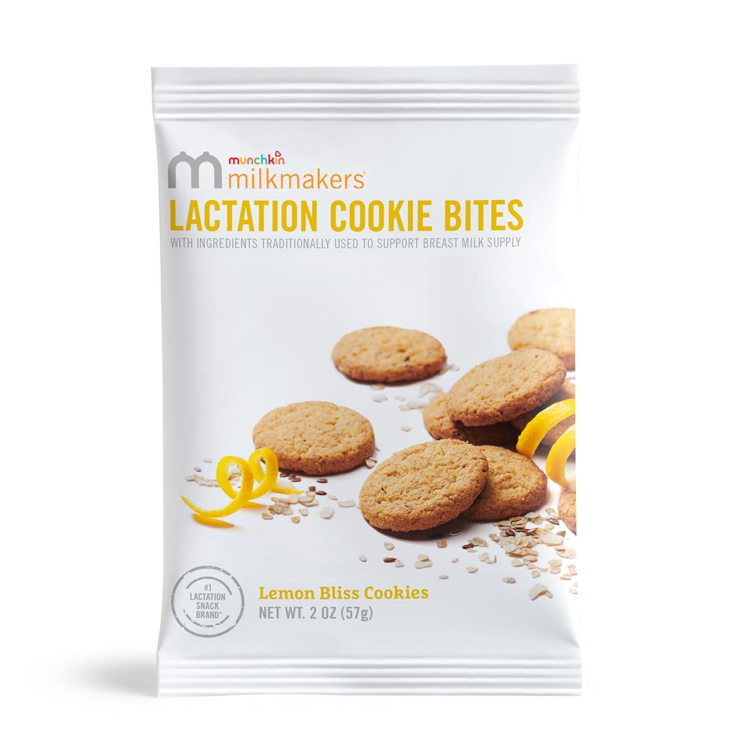 imageMunchkin Milkmakers Lactation Cookie Bites Chocolate Salted Caramel 10 CtLemon Bliss