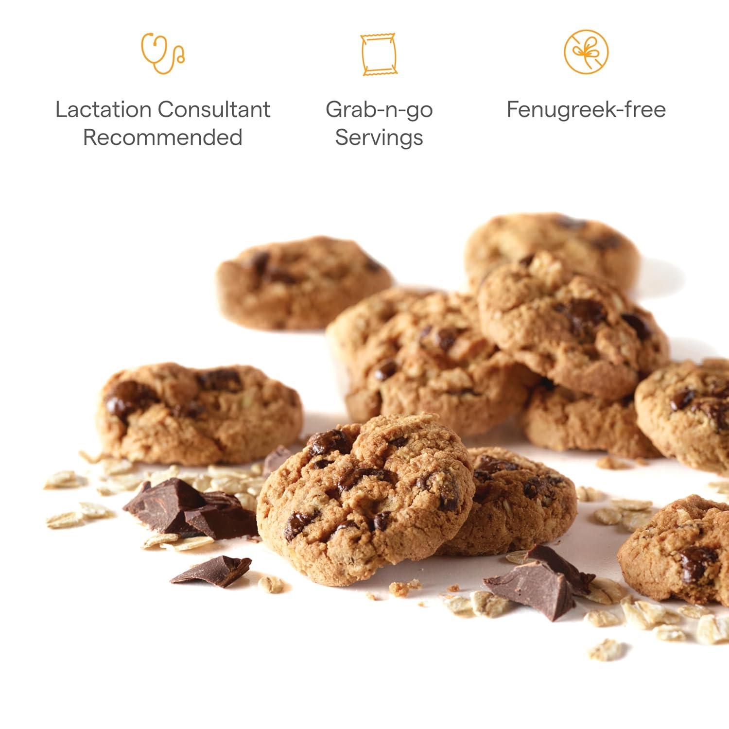 imageMunchkin Milkmakers Lactation Cookie Bites Chocolate Salted Caramel 10 CtOatmeal Chocolate Chip