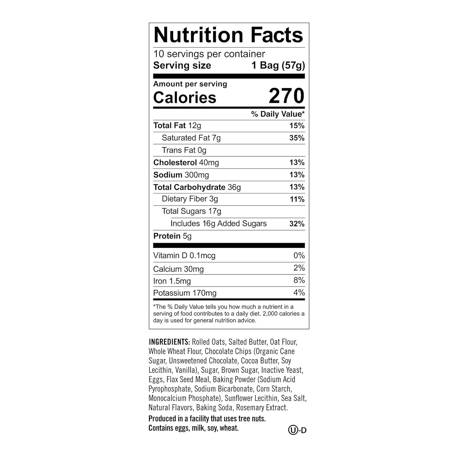 imageMunchkin Milkmakers Lactation Cookie Bites Chocolate Salted Caramel 10 CtOatmeal Chocolate Chip