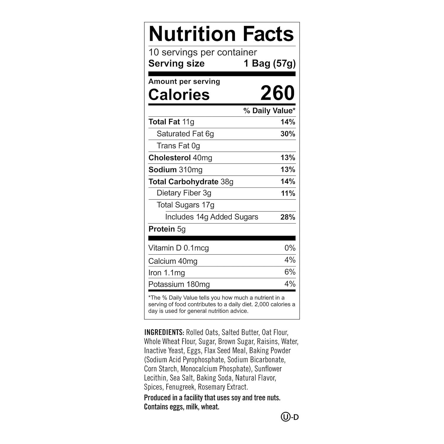 imageMunchkin Milkmakers Lactation Cookie Bites Chocolate Salted Caramel 10 CtOatmeal Raisin