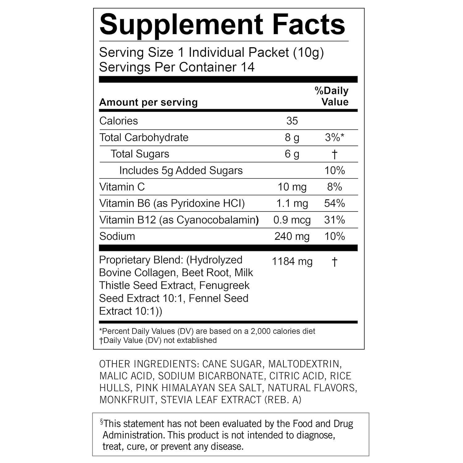 imageMunchkin Milkmakers Lactation Drink Mix Supplement with B VitaminsCollagenFenugreek ampamp Milk Thistle for Breastfeeding Moms Berry Lemonade 14 CountLactation Drink Mix