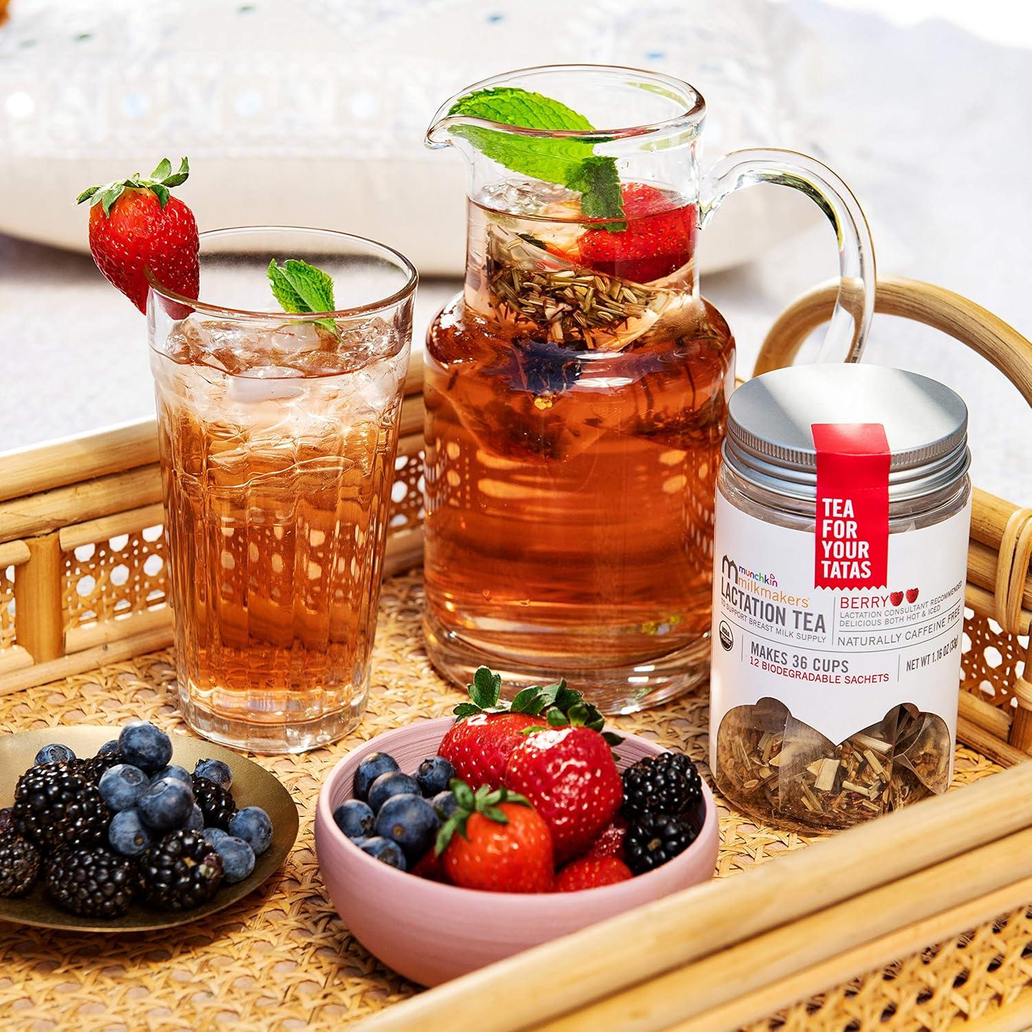imageMunchkin Milkmakers Lactation Tea Berry 12 CountBerry
