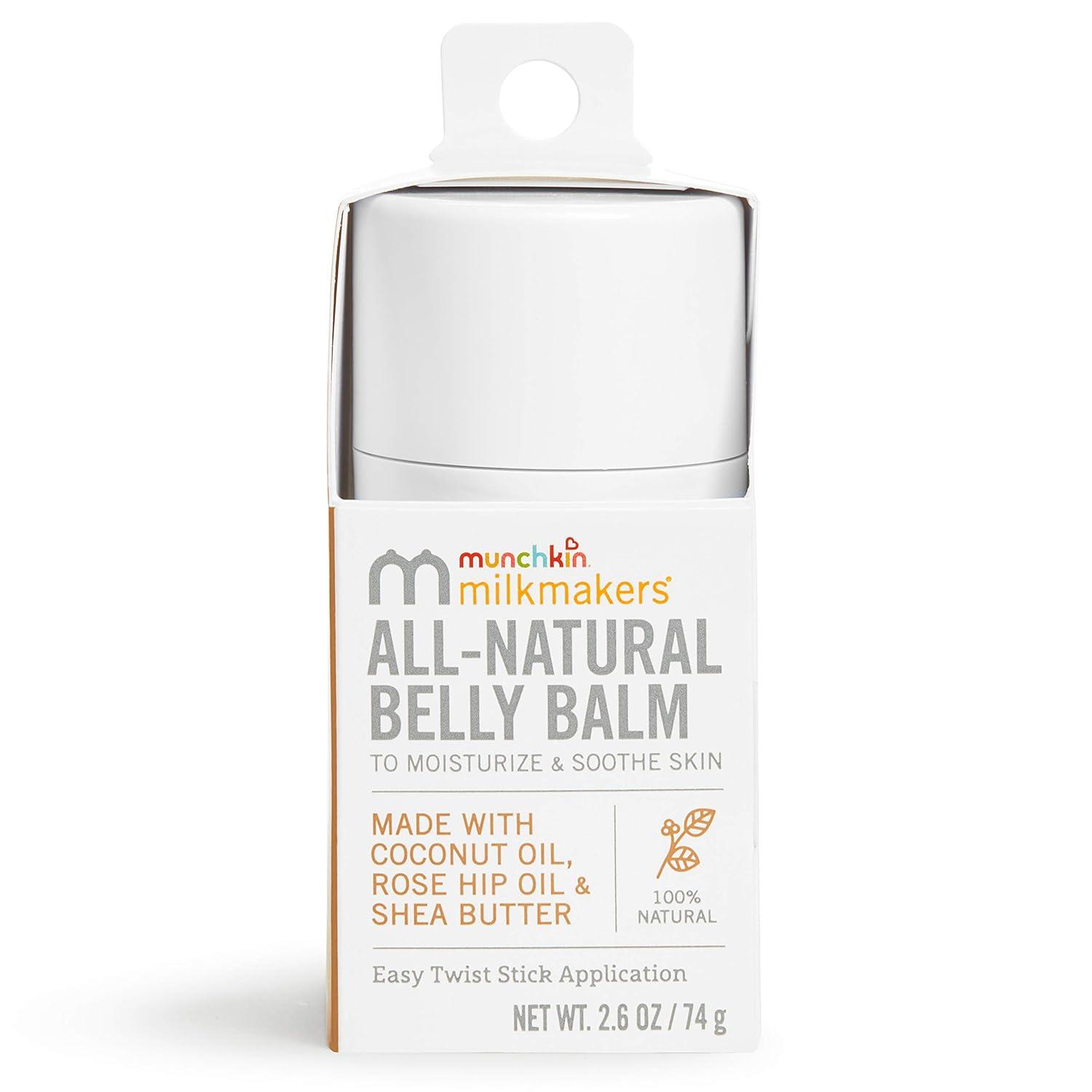 imageMunchkin Milkmakers TwistStick Belly Balm All Natural and Moisturizing for Pregnancy Skincare1 Count Pack of 1