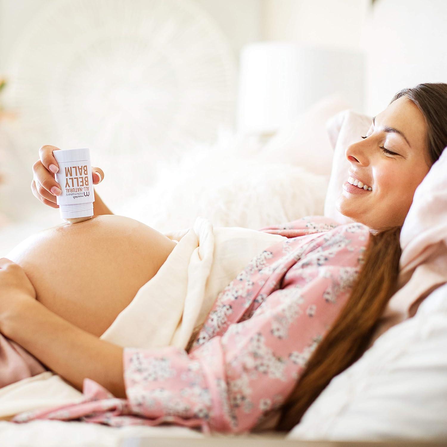imageMunchkin Milkmakers TwistStick Belly Balm All Natural and Moisturizing for Pregnancy Skincare1 Count Pack of 2