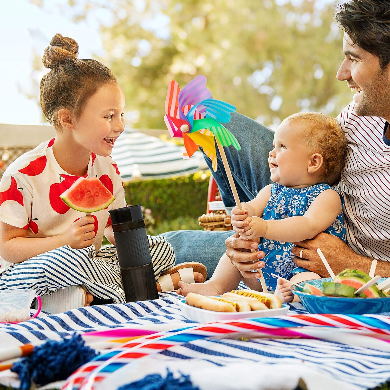 imageMunchkin Miracle 360 Cup Parent Pack 24 Ounce Spill Proof Sippy Cups Black and White 2 Pack  Great for Toddlers Big Kids or Adults