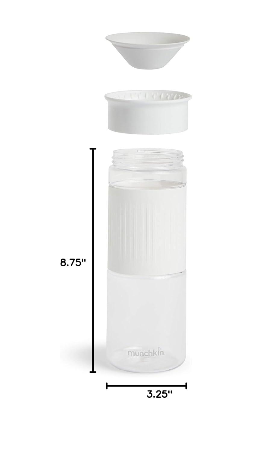 imageMunchkin Miracle 360 Cup Parent Pack 24 Ounce Spill Proof Sippy Cups Black and White 2 Pack  Great for Toddlers Big Kids or Adults
