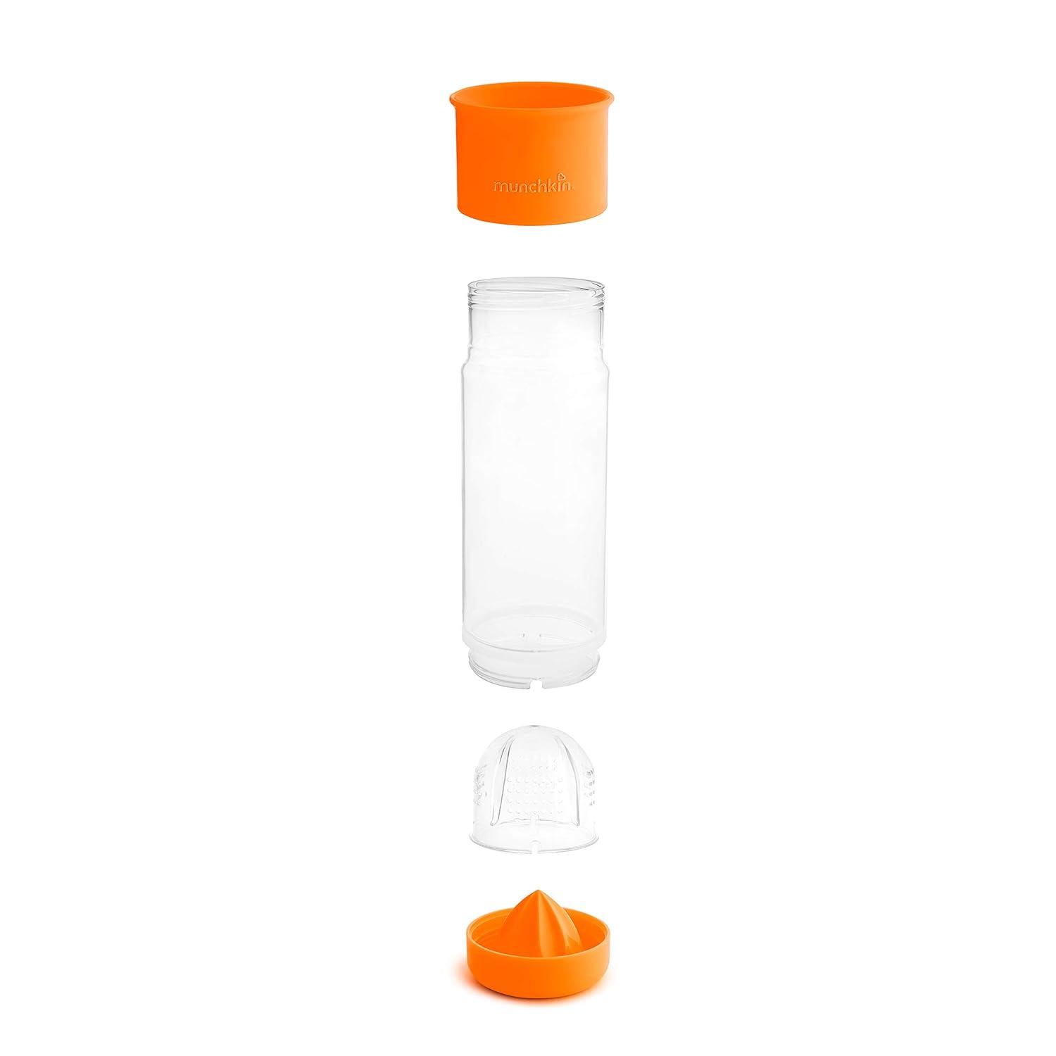 imageMunchkin Miracle 360 Fruit Infuser Water Bottle 20 Ounce OrangeOrange