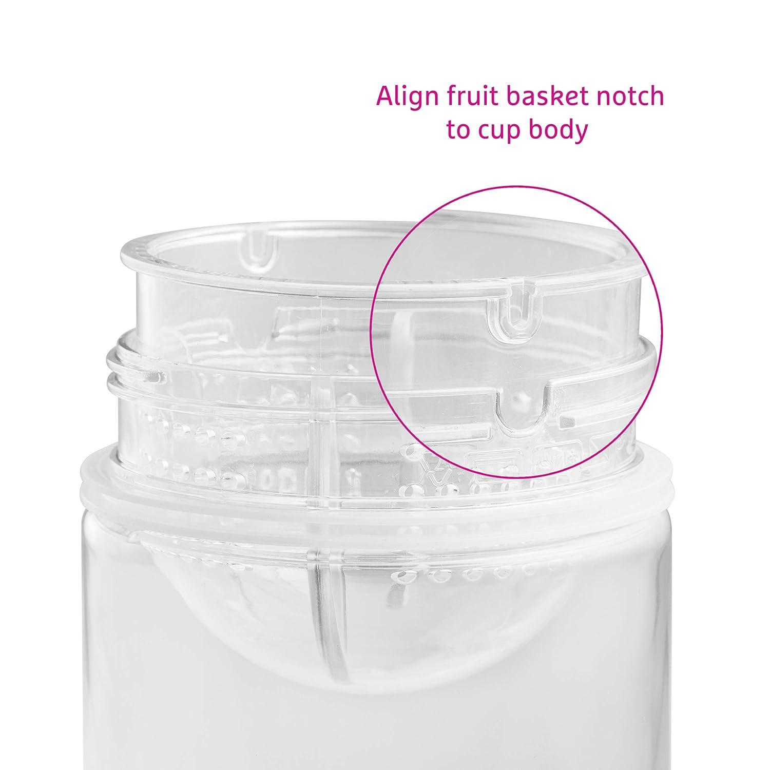 imageMunchkin Miracle 360 Fruit Infuser Water Bottle 20 Ounce OrangeOrange