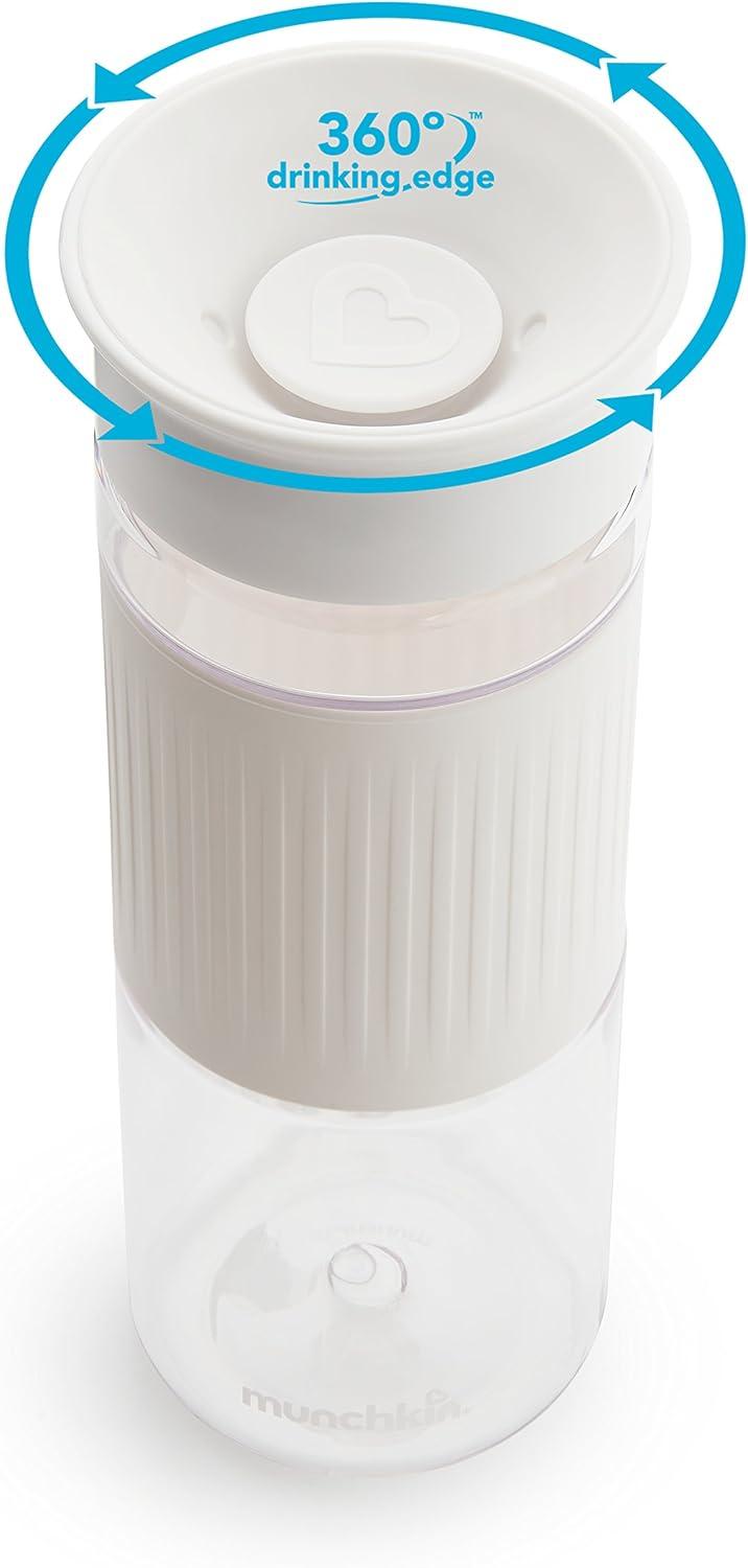 imageMunchkin Miracle 360 Spill Proof Sippy Cups 24 and 10 Ounce 2 Pack Blue  Toddler and Adult SetGreenWhite