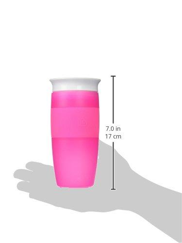 imageMunchkin Miracle 360 Toddler Sippy Cup Spill Proof 14 Ounce Blue Pack of 2Pink