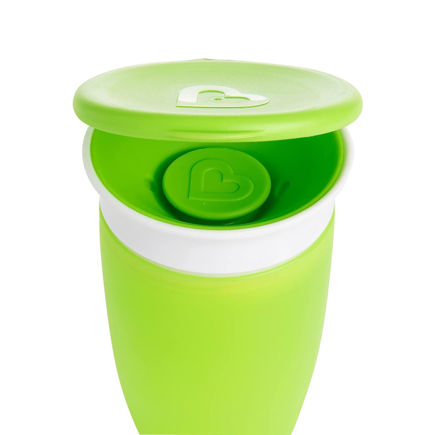 imageMunchkin Miracle 360 Toddler Sippy Cups with Lids Spill Proof 10 Ounce 4 Pack