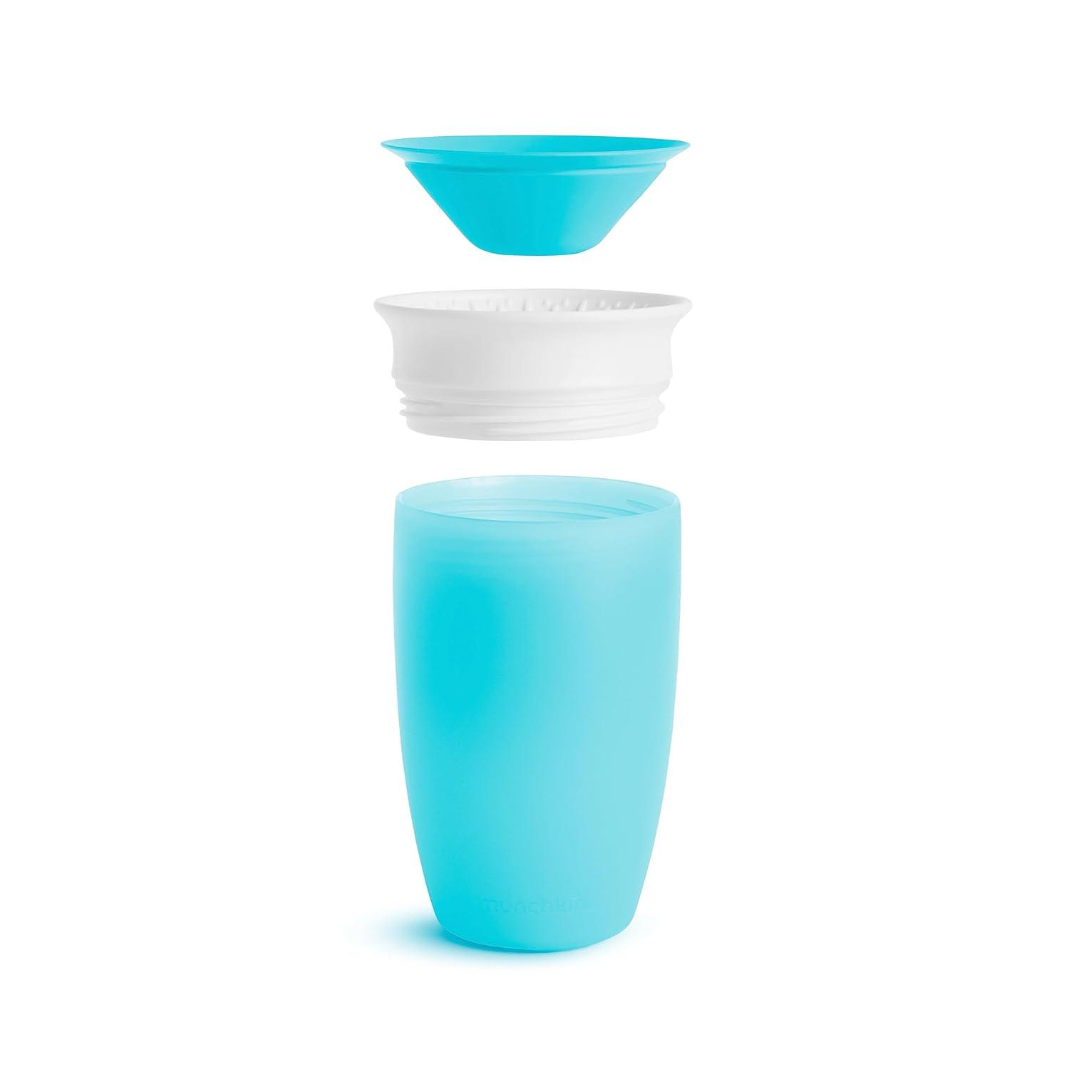 imageMunchkin Miracle 360 Toddler Sippy Cups with Lids Spill Proof 10 Ounce 4 Pack
