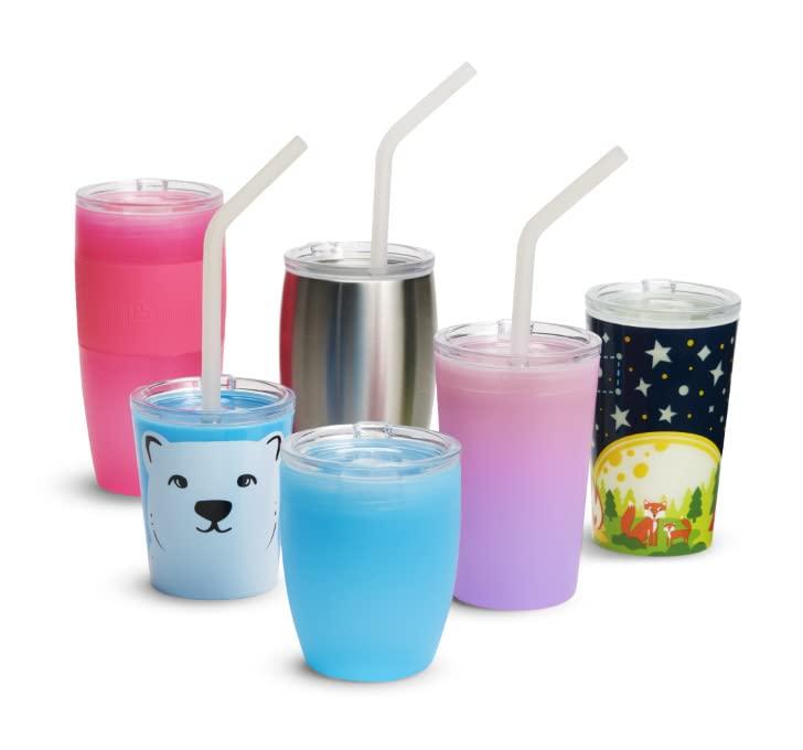 imageMunchkin Miracle 360 WildLove Sippy Cup 9 Ounce Orca and 3pc Sipper and Straw Lid