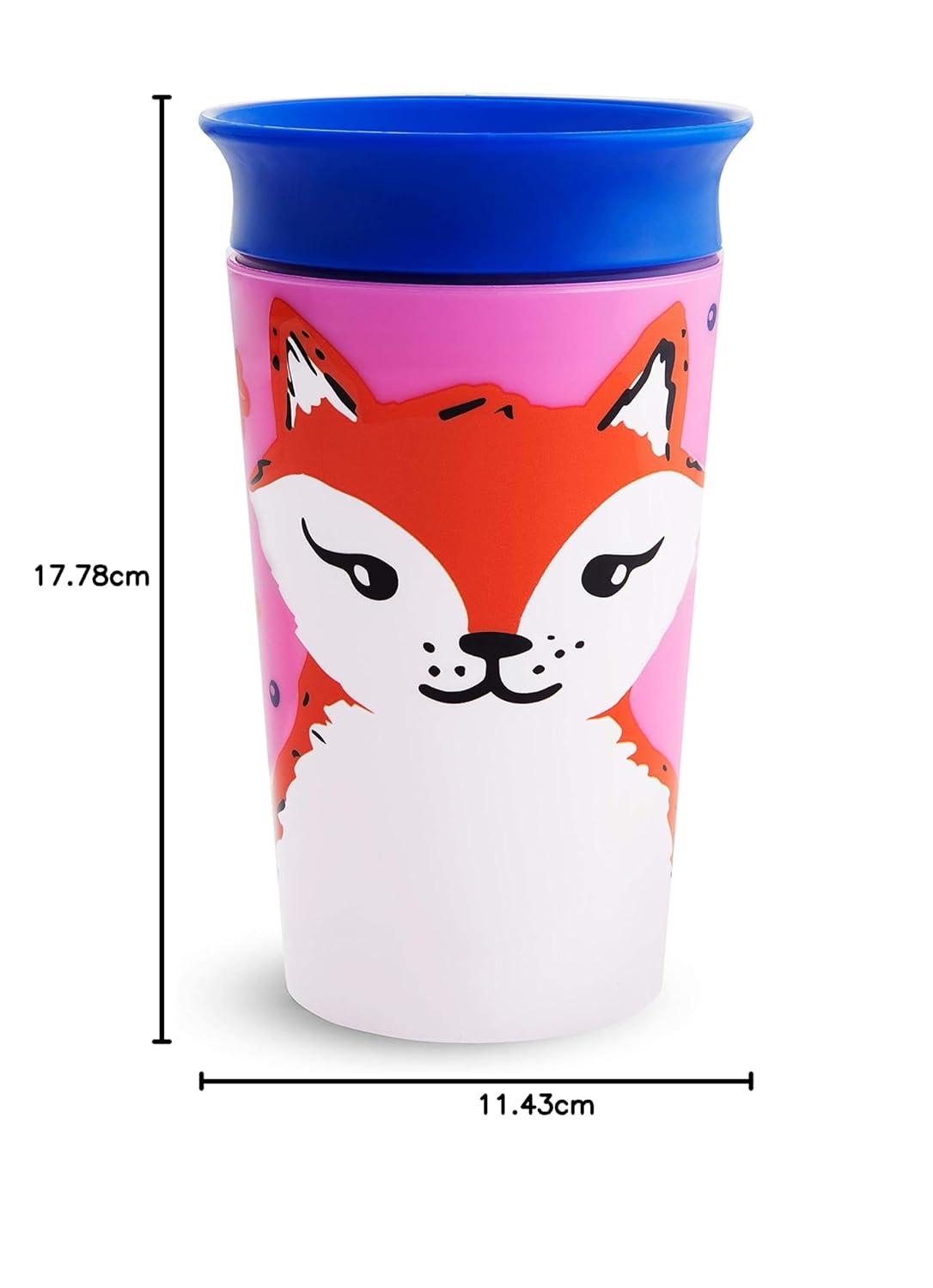 imageMunchkin Miracle 360 WildLove Sippy Cup 9 Oz Red FoxFox
