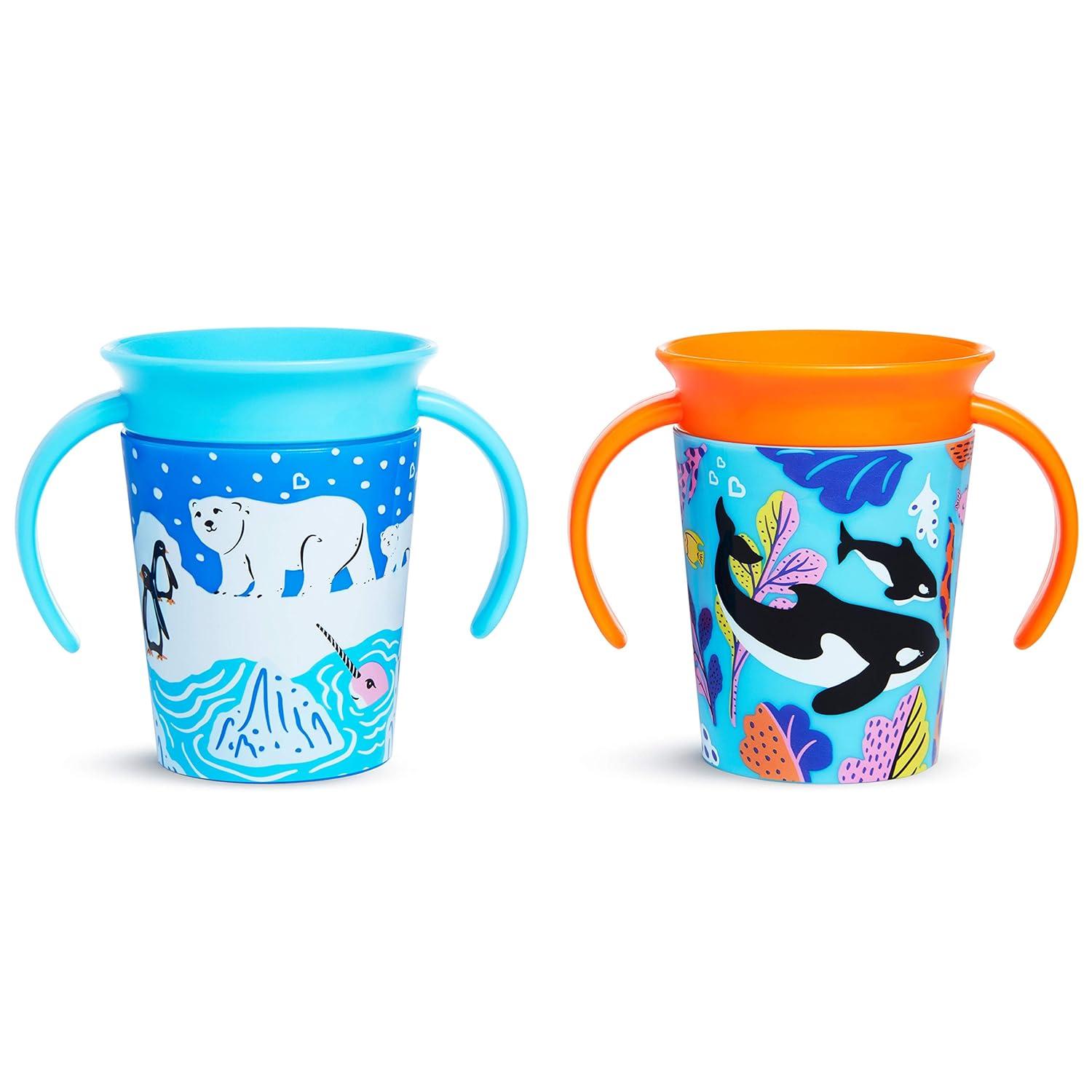 imageMunchkin Miracle 360 Wildlove Trainer Cup 6 Oz 2 Pack TigerRhino6 Ounces