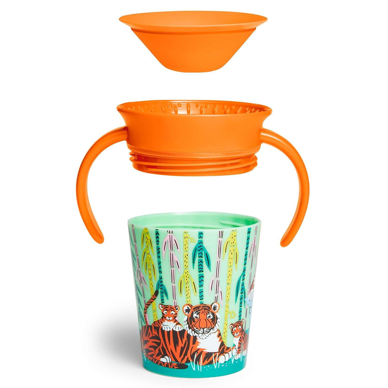 imageMunchkin Miracle 360 Wildlove Trainer Cup 6 Oz 2 Pack TigerRhino6 Ounces