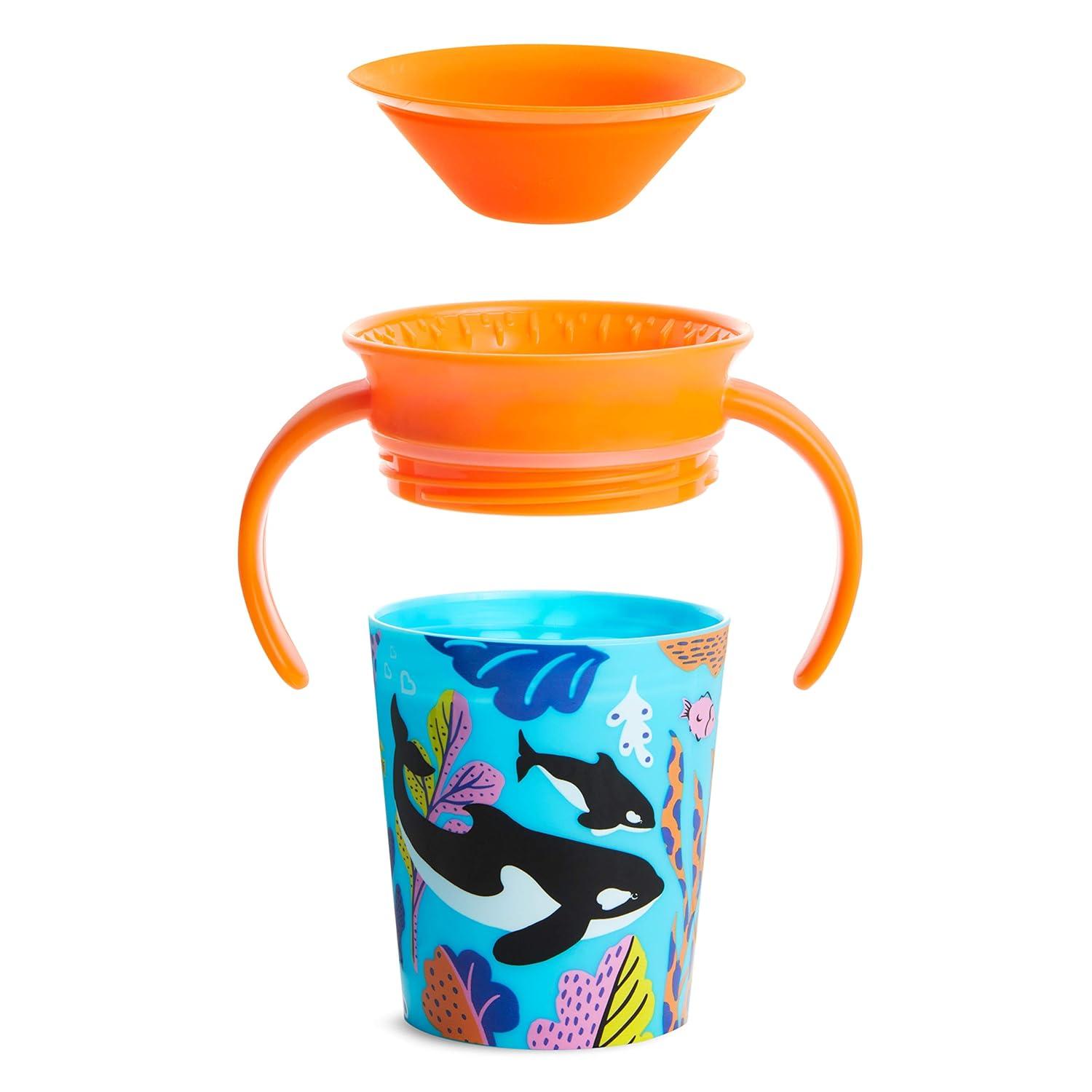 imageMunchkin Miracle 360 Wildlove Trainer Cup 6 Oz 2 Pack TigerRhino6 Ounces