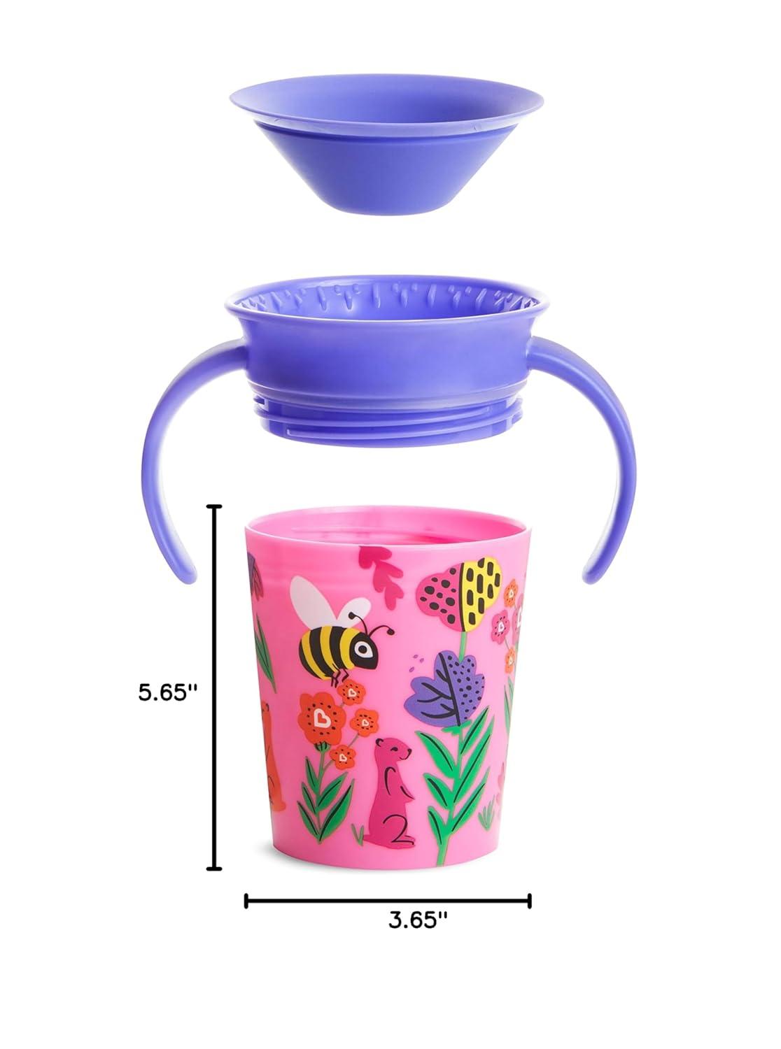 imageMunchkin Miracle 360 Wildlove Trainer Cup 6 Oz 2 Pack TigerRhino6 Ounces