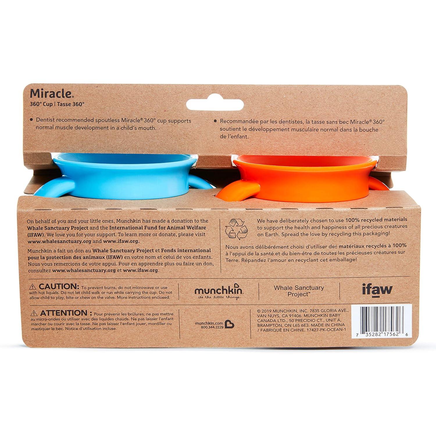 imageMunchkin Miracle 360 Wildlove Trainer Cup 6 Oz 2 Pack TigerRhino6 Ounces