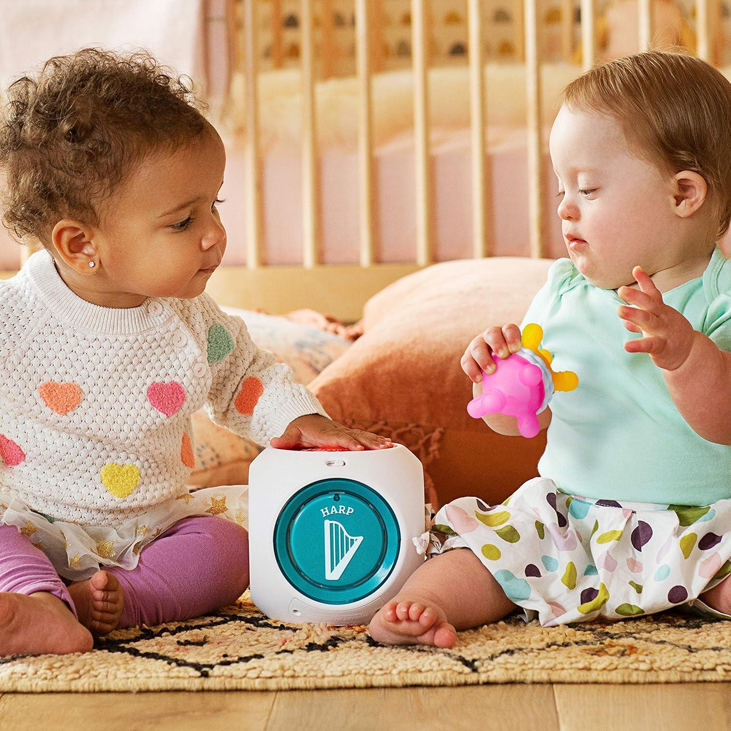 imageMunchkin Mozart Magic Cube Music Toy for Baby and Toddler  Includes 5 Instrument Sounds 8 Mozart Songs and Lights1 Count Pack of 1