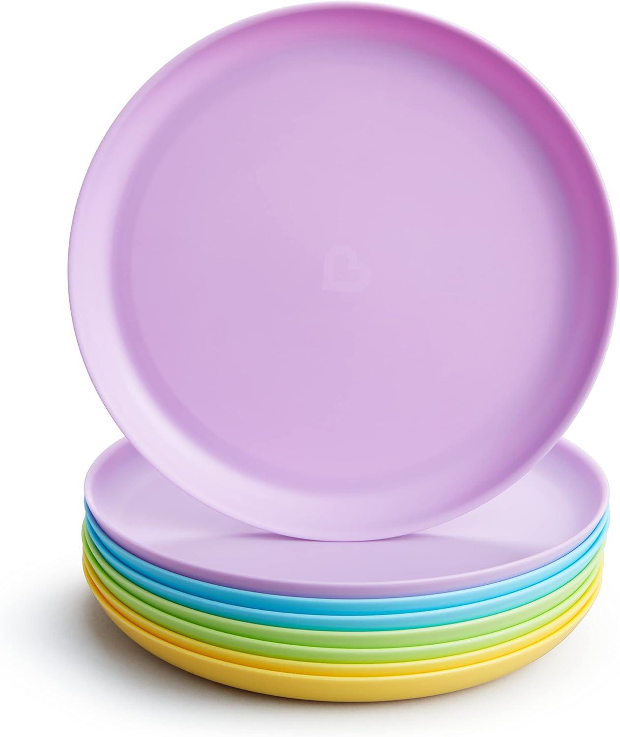 imageMunchkin Multi Baby and Toddler Plates 8 Count Pack of 18 Count Pack of 1