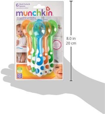 imageMunchkin Multi Toddler Forks and Spoons 6 Pack6 Count Pack of 1