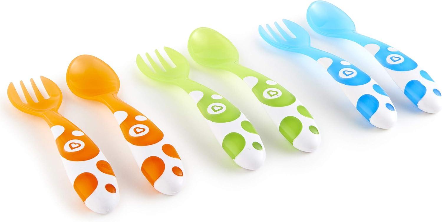 imageMunchkin Multi Toddler Forks and Spoons 6 Pack6 Count Pack of 1