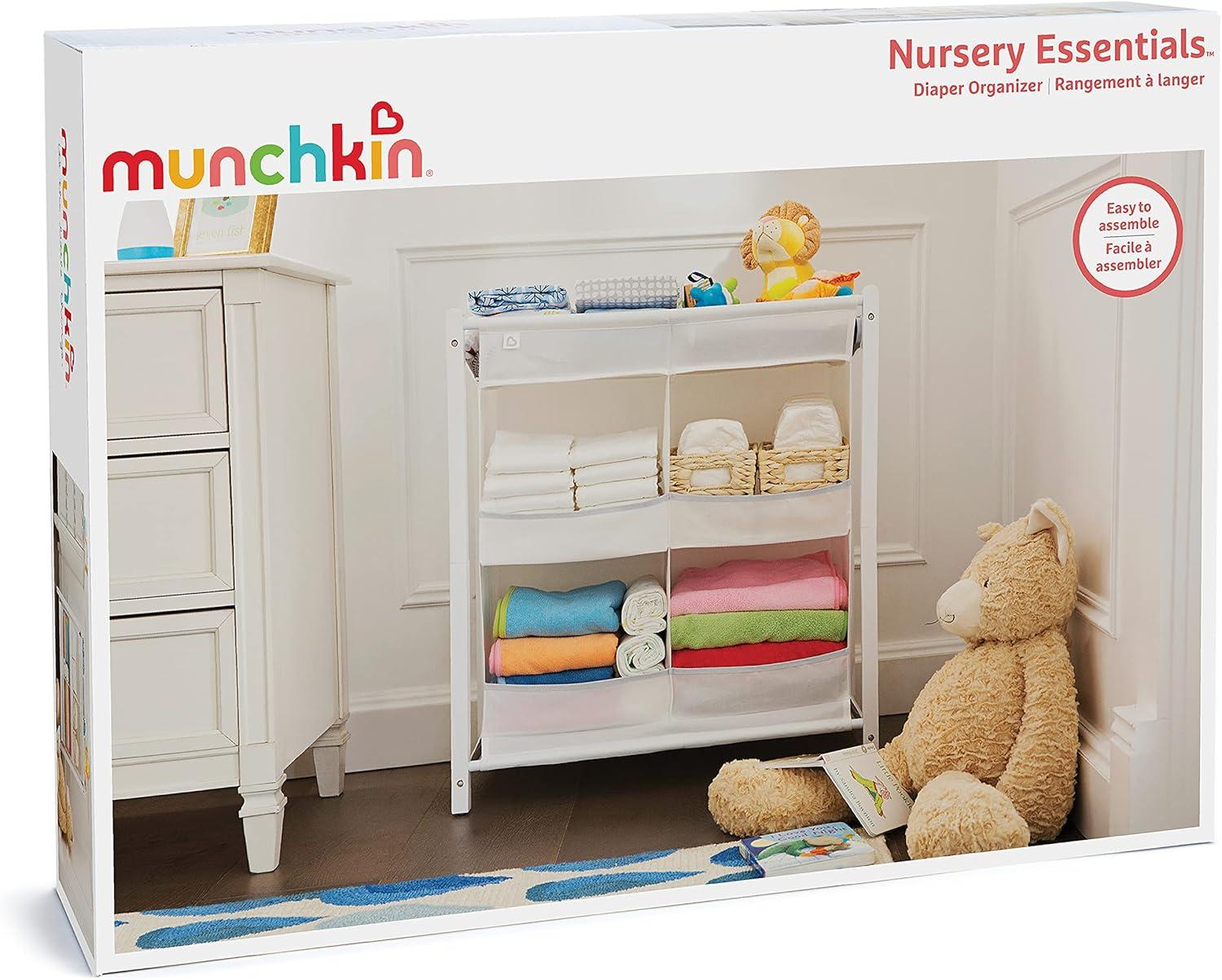 imageMunchkin Nursery Essentials Diaper Organizer265x3025x1425 Inch Pack of 1