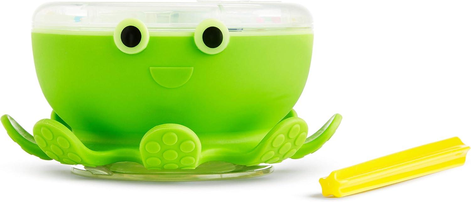 imageMunchkin Octodrum 3in1 Musical Toddler Bath Toy Drum Tambourine and Maze Green2 Piece Set