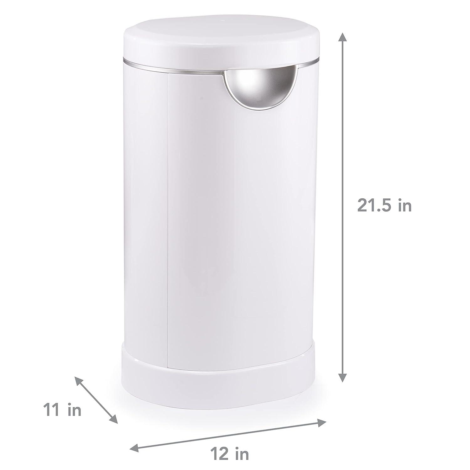 imageMunchkin PAIL Diaper Pail Starter Set Powered by Arm ampamp Hammer and Touch Free Baby Wipe Warmer