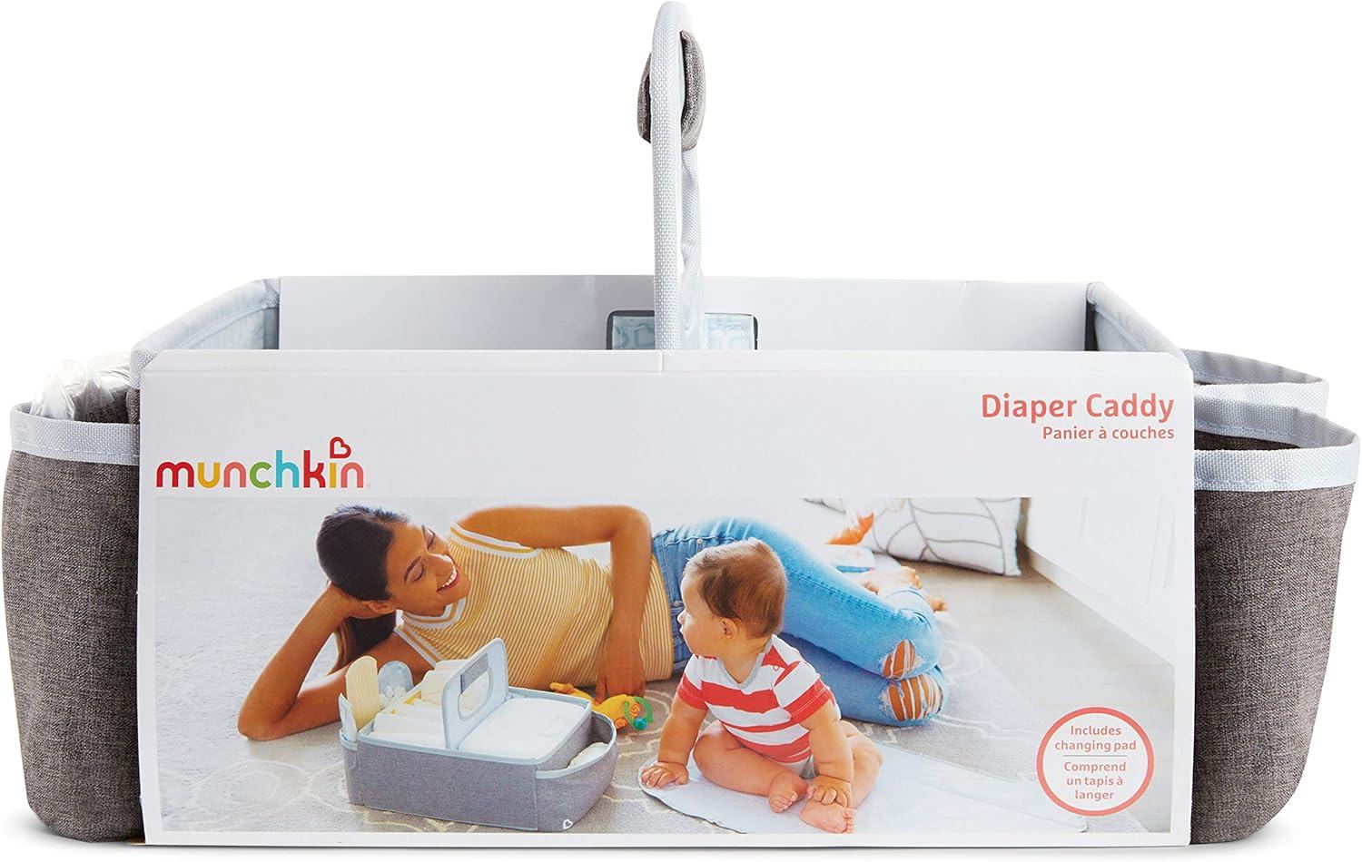 imageMunchkin Portable Diaper Caddy Organizer Grey1 Count Pack of 1
