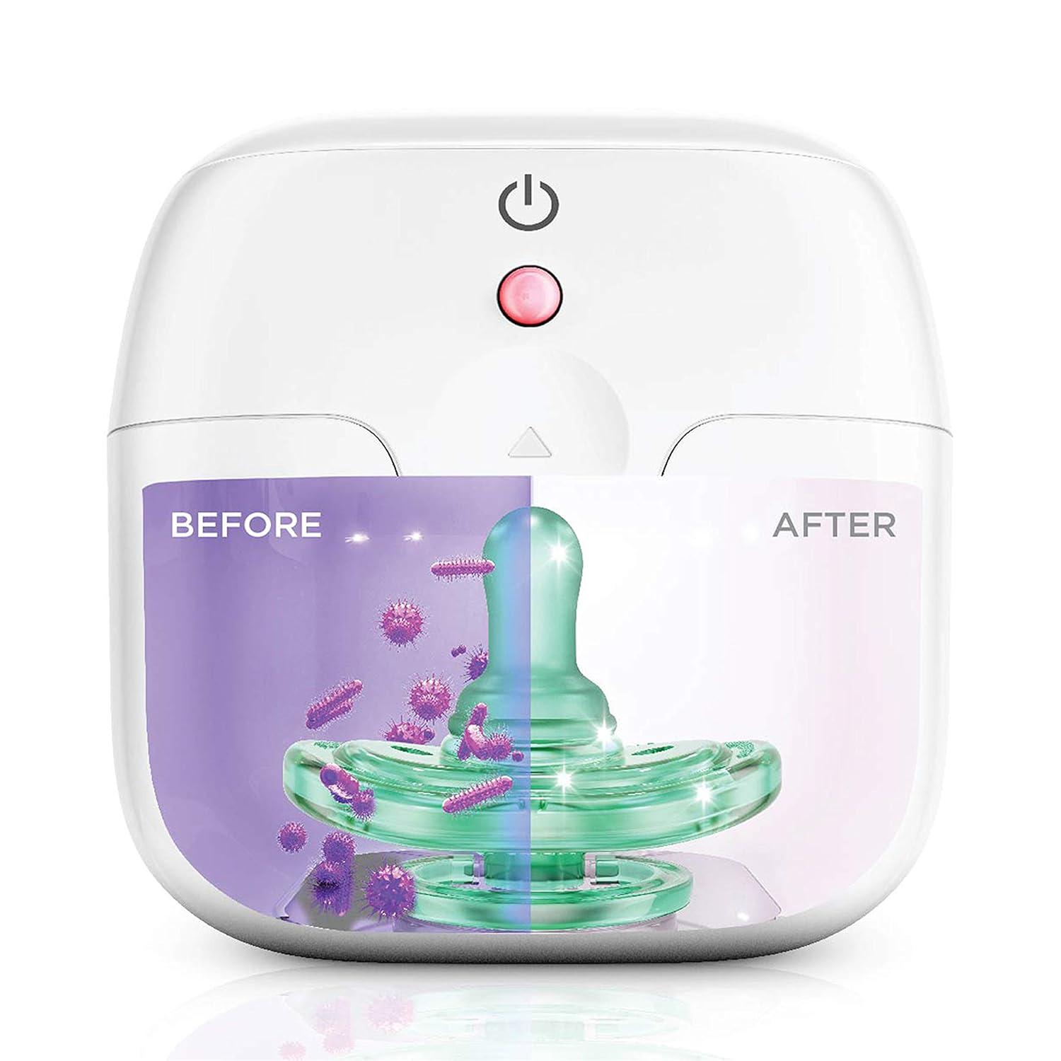 imageMunchkin Portable UVC Cleaner for Pacifiers Teethers and More White